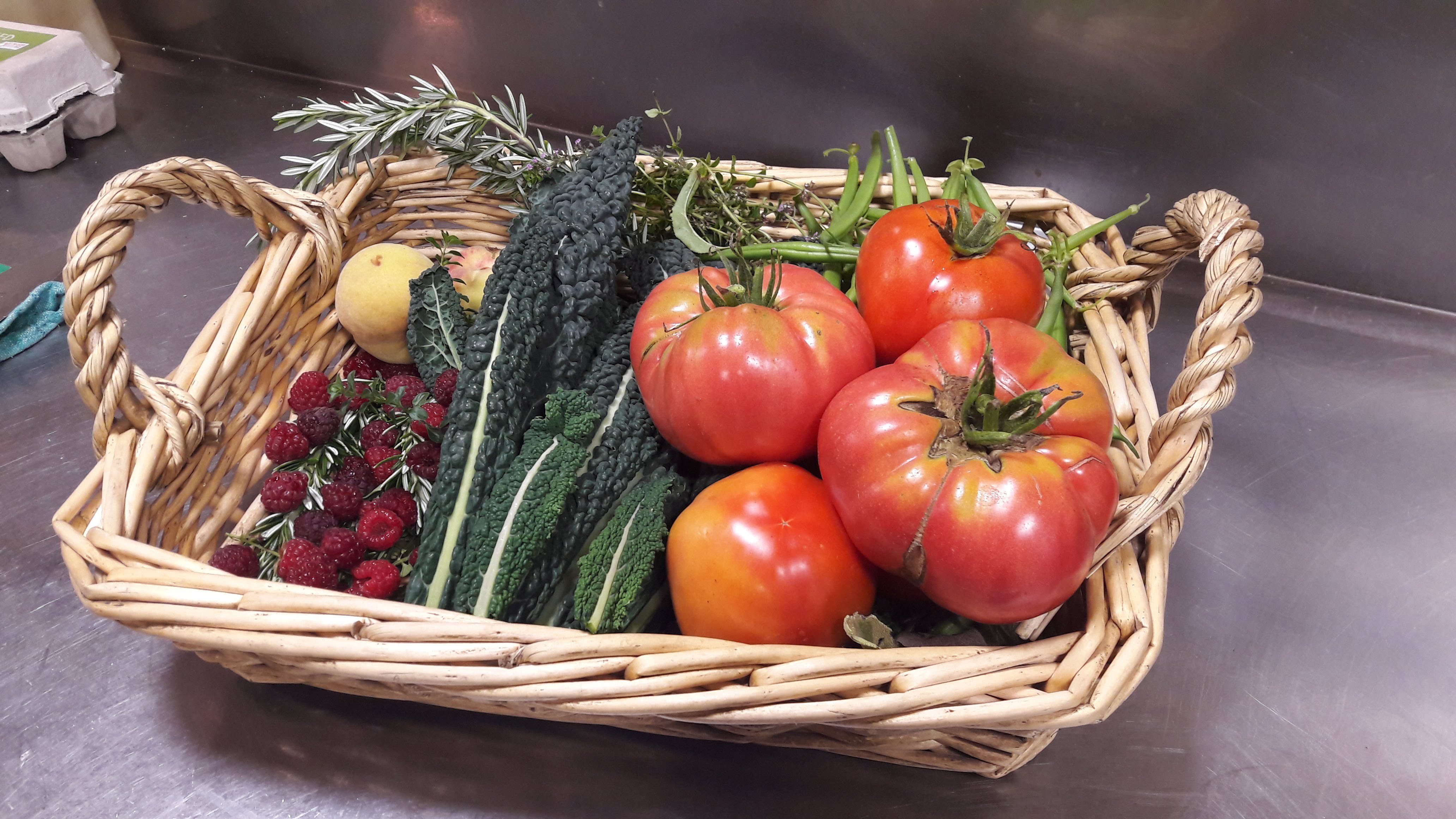 Vegetables in basket