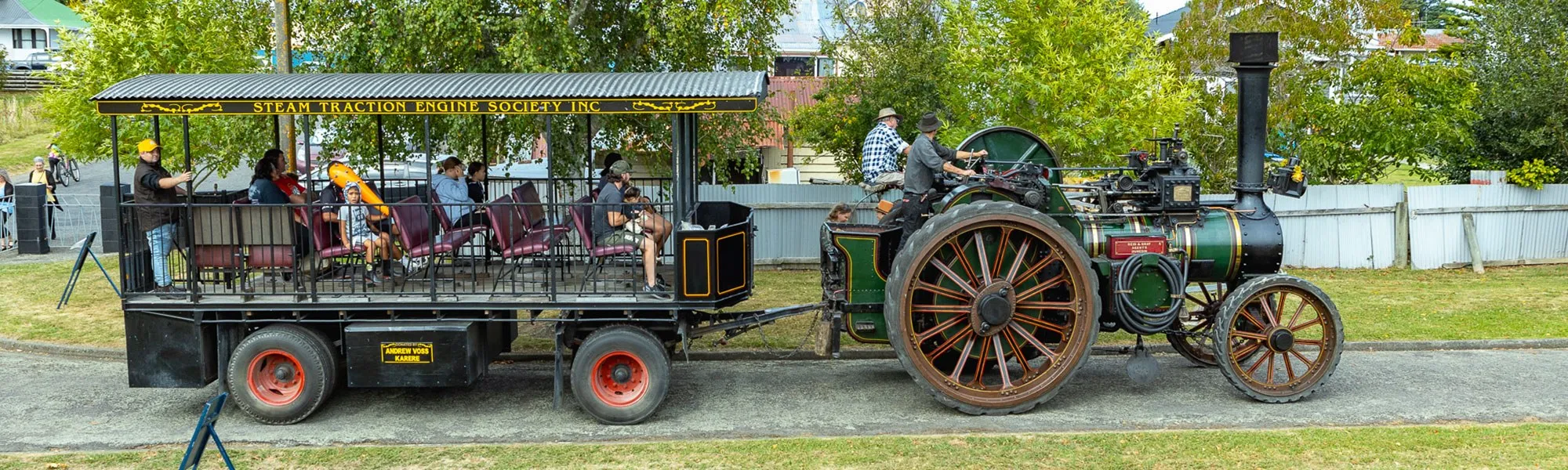 Harvest festival steam train