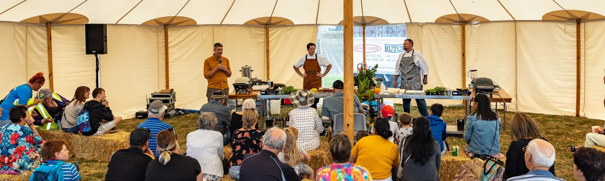 Harvest festival tent
